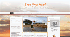 Desktop Screenshot of easyyogamaui.com